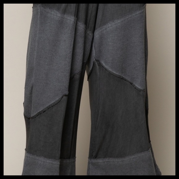 POL Wide Leg Pants W/Drawstring Mix Fabric RESTOCKING IN BLACK & 4 MORE COLORS! - Picture 5 of 14